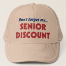 Search for senior discount hats Forget