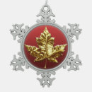 Search for gold leaf christmas tree decorations Keepsake