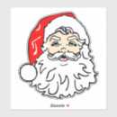 Search for old fashioned christmas stickers Retro santa