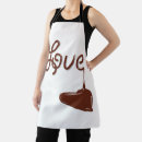 Search for chocolate love aprons Cream