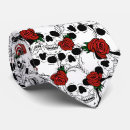 Search for red rose black ties Black and white
