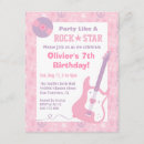 Search for rocker birthday invitations Party
