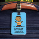Search for franklin luggage tags Charlie brown