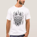 Search for wolf tattoo tshirts Black and white