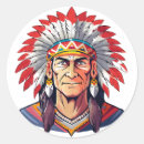 Search for indian tribes stickers Chief