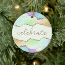 Search for geode christmas tree decorations Glitter