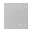 Search for baby shower notepads Star