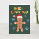 Search for cute gingerbread man christmas cards Festive