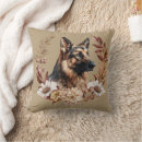 Search for german shepherd cushions Watercolor