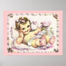 Search for cute baby girl posters Vintage