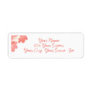 Search for pretty in pink return address labels Flowers