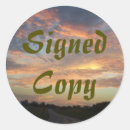 Search for copy stickers Signed