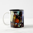 Search for new york at night mugs City