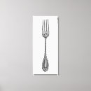 Search for fork canvas prints Vintage