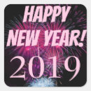 Search for new year fireworks stickers New year's eve