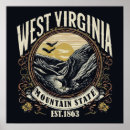 Search for west virginia mountaineers posters Retro