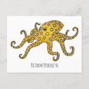 Search for octopus illustration postcards Ocean
