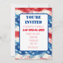 Search for red white and blue birthday invitations Bbq