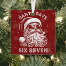 Search for saying christmas tree decorations Santa