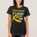 Search for bone cancer tshirts Yellow