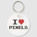 Search for pixel heart key rings Gamer