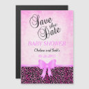 Search for leopard print save the dates Pink