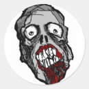 Search for zombie head stickers Horror