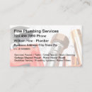 Search for plumbing business cards Residential