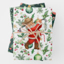 Search for texas christmas wrapping paper Santa