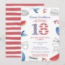 Search for memorial day birthday invitations Usa flag