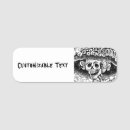 Search for halloween name tags Skull