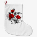 Search for gothic christmas stockings Red