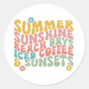 Search for sunset orange stickers Trendy
