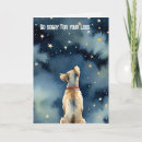 Search for loss of pet dog cards Watercolor