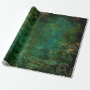 Search for gold and green wrapping paper Decoupage