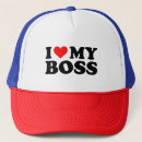 Search for funny boss hats Red