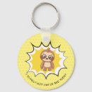 Search for funny sloth key rings Birthday