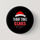 Search for santa claus buttons badges Christmas online