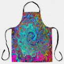 Search for colourful swirls aprons Retro