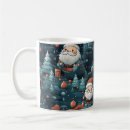Search for snowy night mugs Santa claus