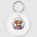 Search for scottish highland cow key rings Farm animal