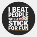 Search for pool stick stickers Chalk cue