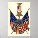 Search for us flag posters Eagle