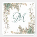 Search for vintage and classic wedding stickers Simple