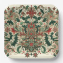 Search for vintage christmas paper plates Green