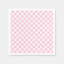 Search for gingham napkins Pink