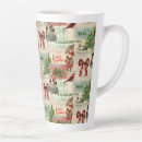 Search for vintage santa mugs Seasons greetings