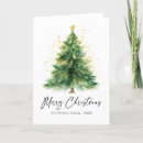 Search for modern simple christmas cards Watercolor