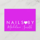 Search for nail salon business cards Minimalist