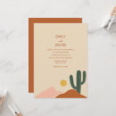 Search for southwest wedding invitations Terracotta